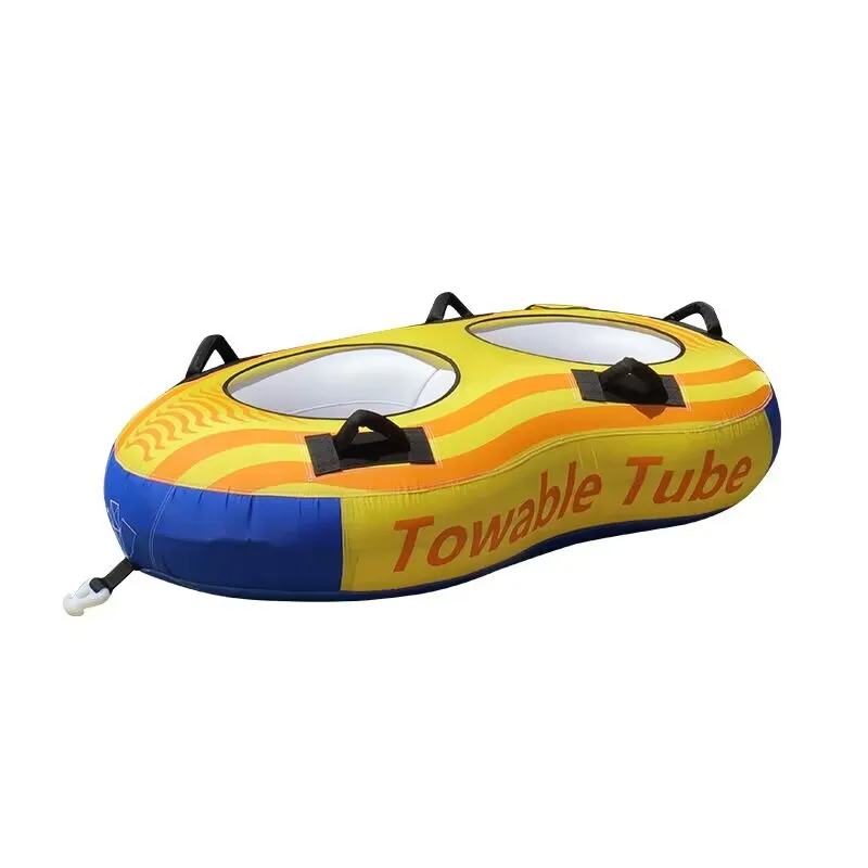 Water Sports Inflatable Towable Tube for Boating with 1-4 Rider Options
