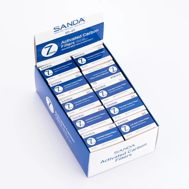 White ceramic cigarette filter