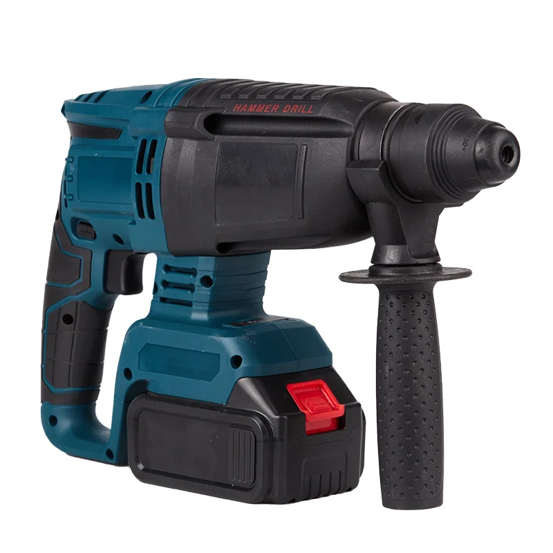 Lithium battery Power Tools Chisel Wrench Bit Pile Hex Driver Cordless Jack Hammer Rechargeable Impact Electric Drill Hammer