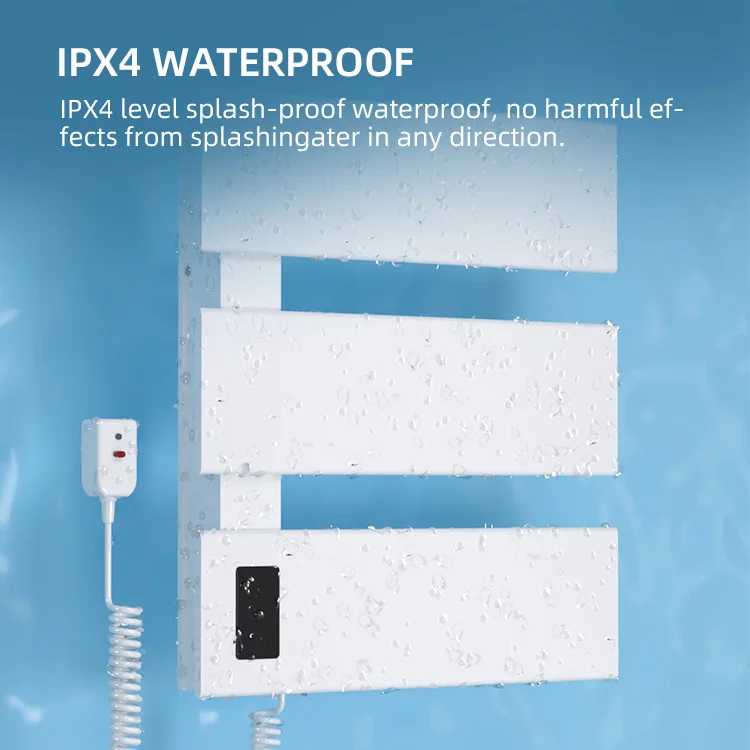 Wholesale Luxury Cheap Speed-heat Large Electric Heated Towel Rail Hot Towel Warmer Rack With Switch Timer For Bathroom Smart