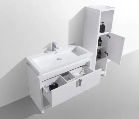 Nanan Guanshu good quality waterproof china classic style good design with miroor showroom modern bathroom vanities