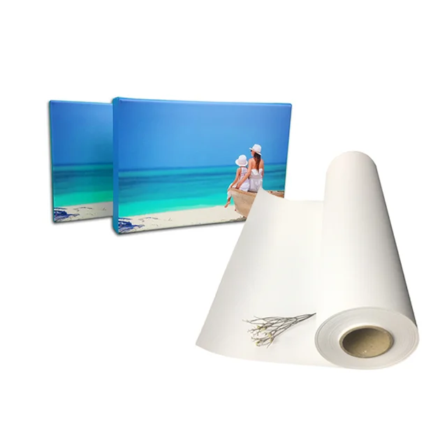 Wholesale Waterproof Banner Inkjet Printing 120gsm Polyester Matte Canvas For Print