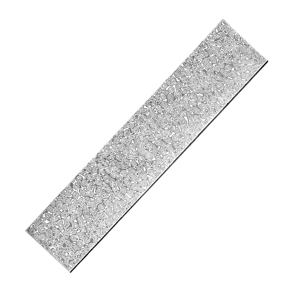 Custom Size Handmade Vg10 67 Layers Damascus Steel Billet 60HRC 2-5mm damascus billets For Making Damascus Steel Knife