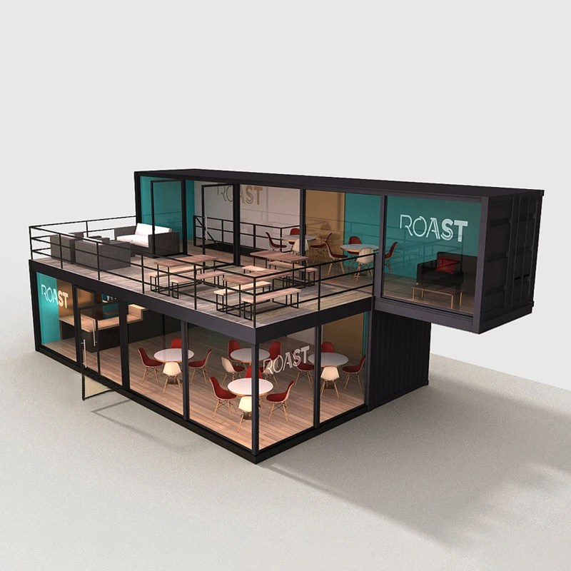 Prefabricated Portable Modular Prefabricated House Modern Luxury 20 40 Foot Combination Container Shop/Cafe