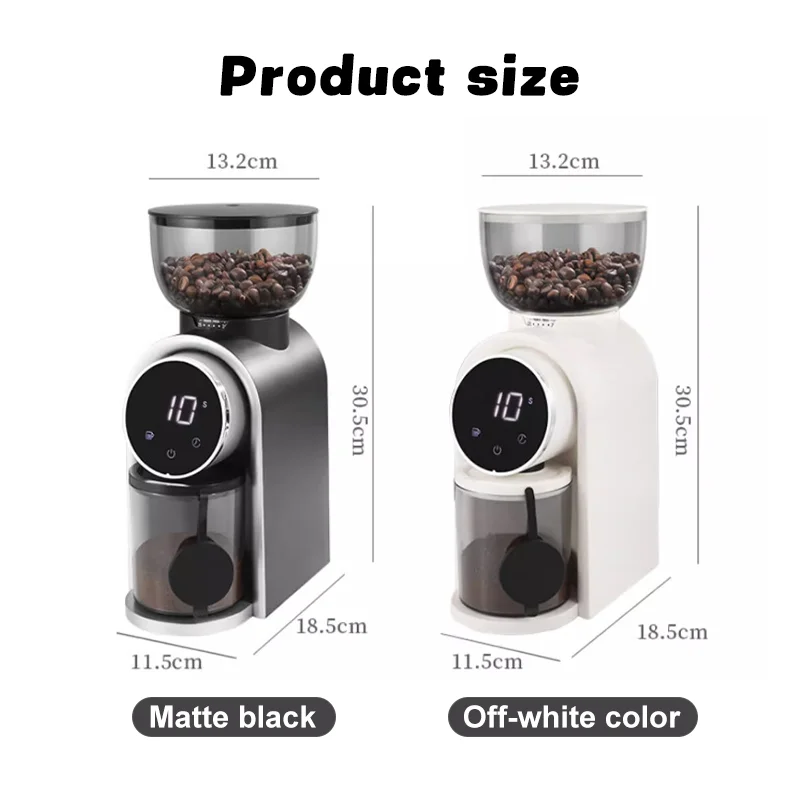 Factory 2024 Commercial Bean Grinder Machine Electric One-Touch Automatic Coffee Bean Grinder with 25 Position Grind Selector