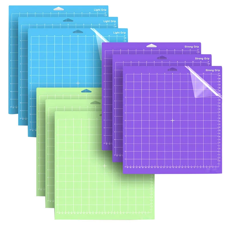 XinyiArt 12x12 inch Standard Grip Standard Adhesive Sticky Quilting Replacement Cut Mats Cutting Mat for Cricut