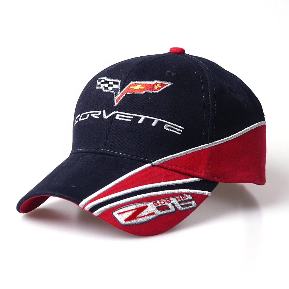 Custom F1 Hat Sports Baseball Caps Racing Cap Embroidered Curved Visor 6 Panel Black Hats Men Black+ Accept Custom Color Male