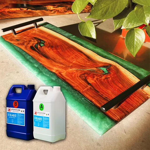 
Clear 2 Parts Epoxy AB Resin for Wood Table Casting and Countertop Coating 