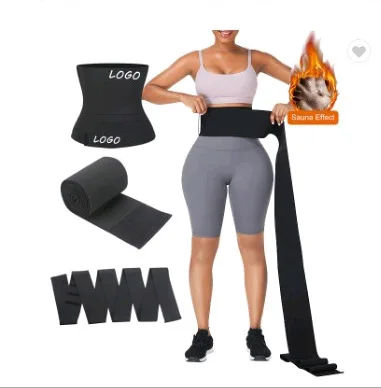 Detachable Waist belt Elastic Band Weight Loss Flat Slimming Belly Belt Body Shaper Tummy Wrap Waist Trainer Women Bandage