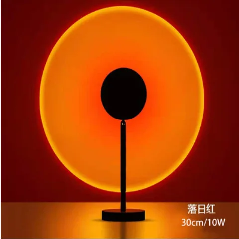 Vofull  RGB 2 in 1 Devil Sunset Light Rainbow Atmospheric Projection Lamp LED Sunrise Projector Sunset Lamp