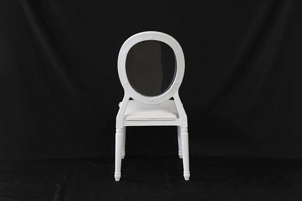 white transparent egg back resin louis  chair  Hotel and Restaurant Banquet Hall Furniture