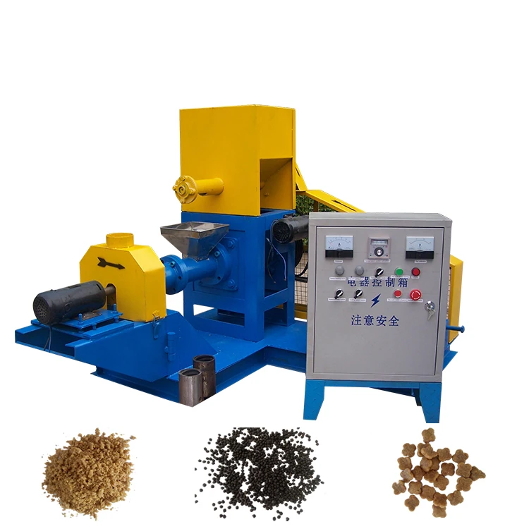 Low Cost Floating Fish Food Small Electric Scale Floating Fish Feed Pellet Extruder Maker Machine