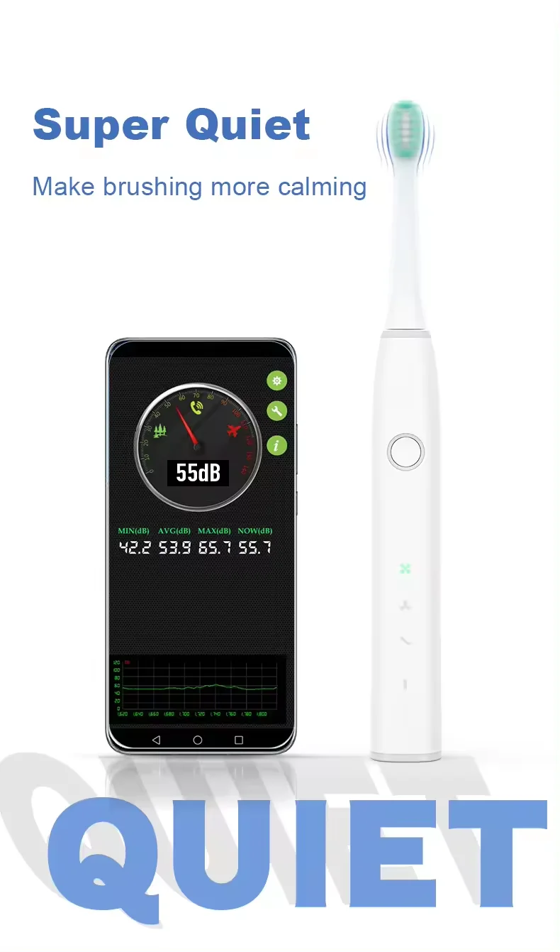 Sonic whitening smart automatic tooth brush for hotel home and travel use personal oral care electric toothbrush