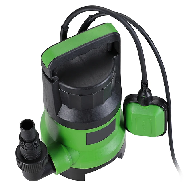 400W Electric Submersible Water Pump with Float Switch and Max Flow 8000L/H for Swimming Pool, Tub, and Garden Irrigation