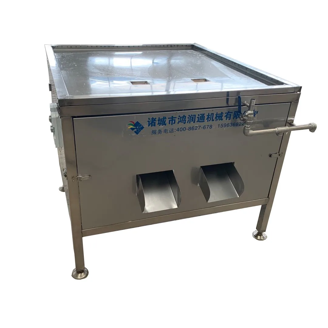 
stainless steel poultry intestine opening machine 