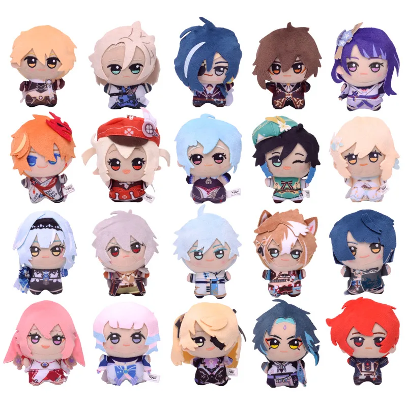 Shili Toy Valid Price Reasonable Qty Range Albedo Amber Dori Lisa 4inch Genshin Impact Figure Plush Doll for Game Fans