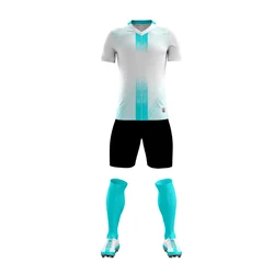 Custom Full Set Soccer Jersey Quink Drying Football Wear Team Training Soccer Wear