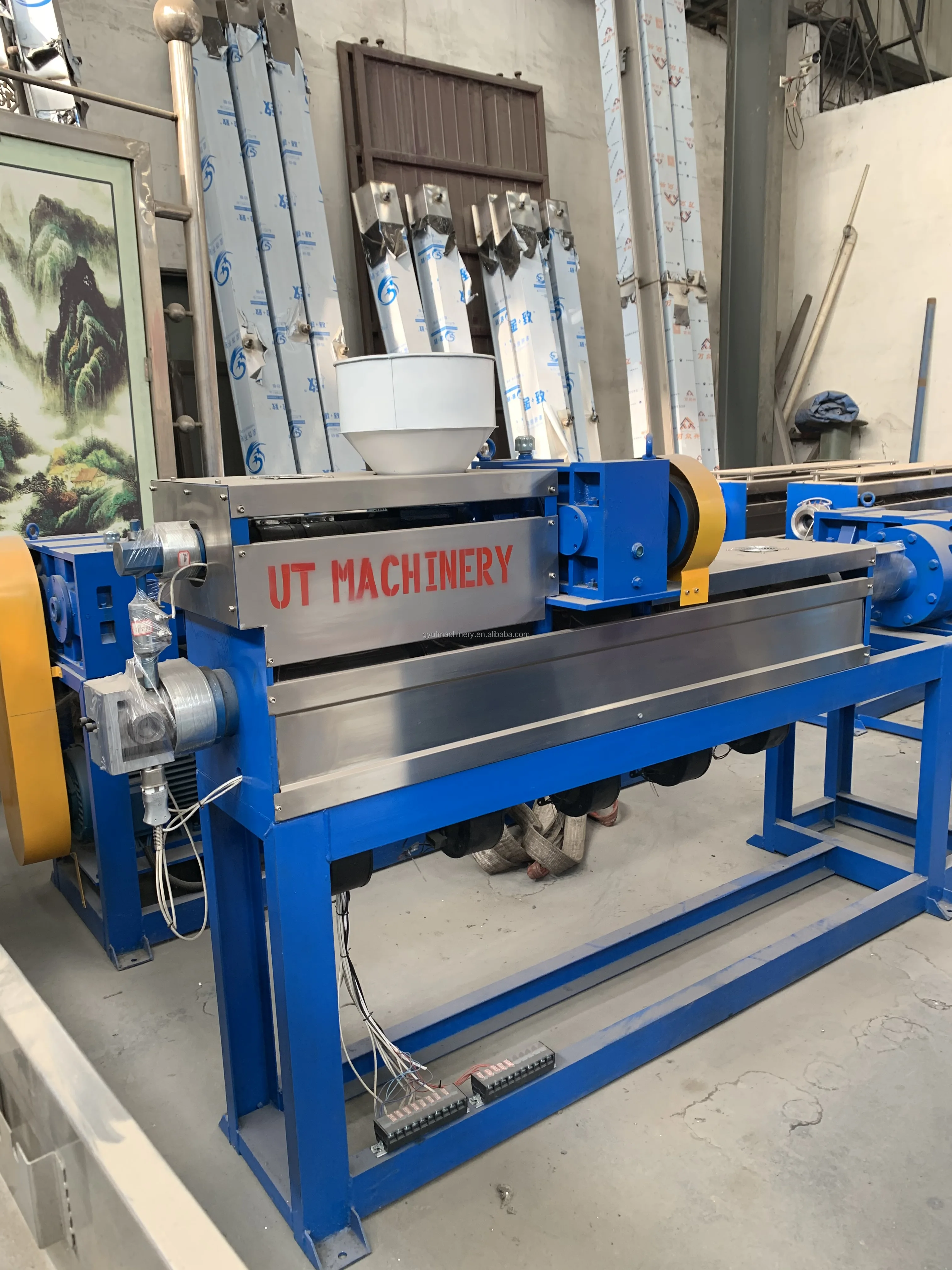 Export-quality PVC Coaxial cable extruder making machine/Plastic foamed cable extruder machine