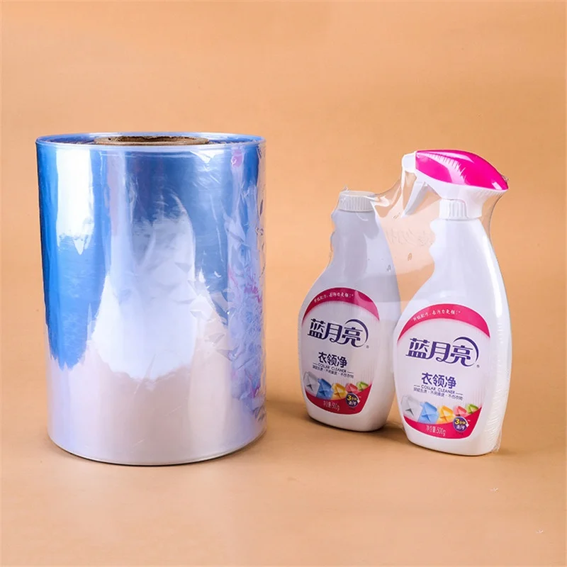 High Quality Clear Plain / Colored PVC Heat Shrink Film for Label Use