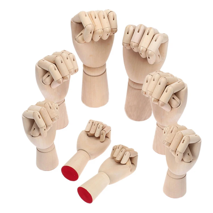 Wooden Hand for window display and sketching