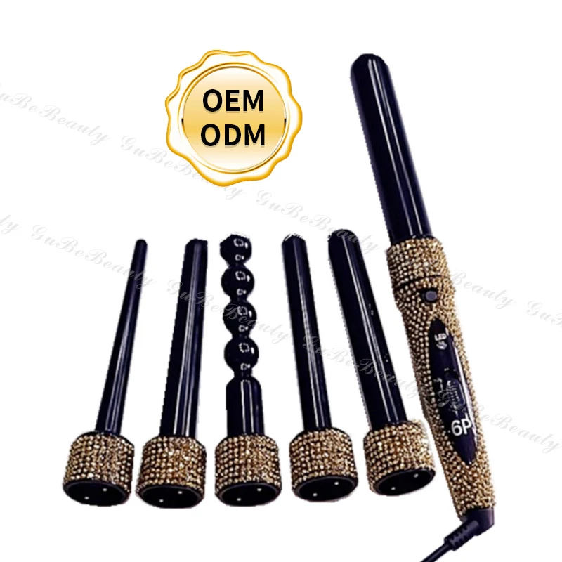 Gubebeauty hot sales new design electric hair curler 5 in 1 Splints Hair Curler for homeuse hairstyle DIY with CE&FCC