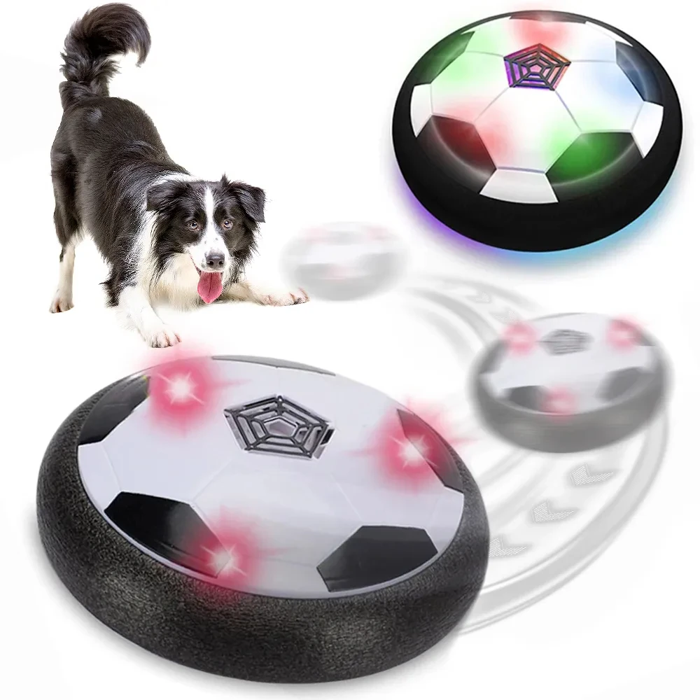Rechargeable Electric Smart Pet Hover Soccer Ball Suspended Football with Led Flashing Light and Music for Dogs