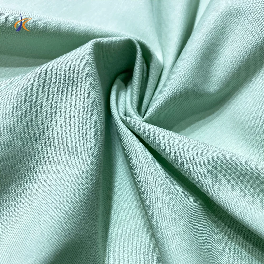 
Wholesale soft plain cotton knitting terry cloth double-sided bamboo knitting fabric 