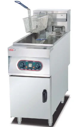 Commercial Free Standing Electric French Fryer with cabinet (OT-26L-3)