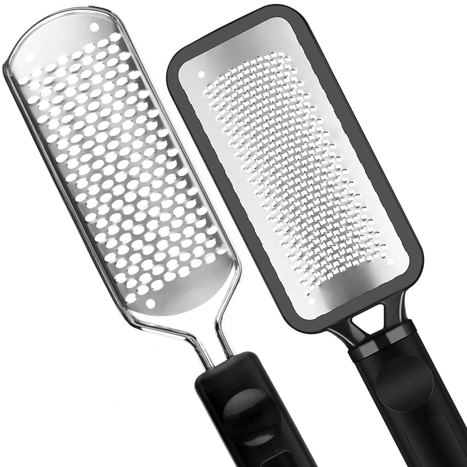 Pedicure Foot File - 2Pcs Stainless Steel Colossal Foot Rasp, Dead Skin Remover for Feet