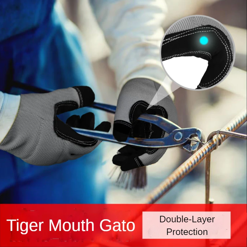 Wholesale outdoor gardening work labor insurance gloves wear-resistant non-slip safety protective gloves