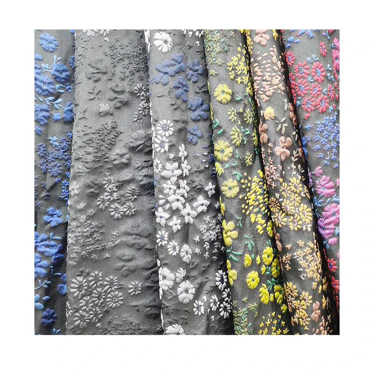 Fashionable China custom polyester stocks jacquard lining fabric for suit