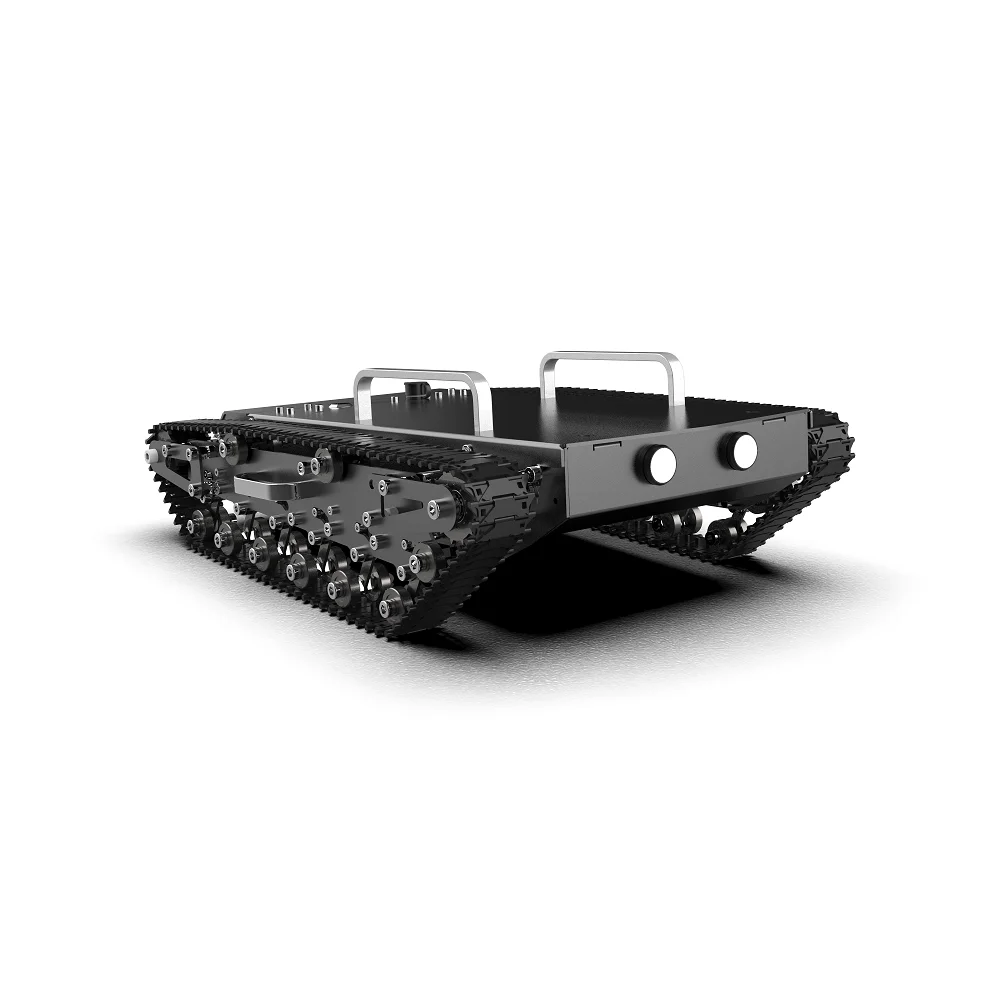 WT-500 Developable Remote Control Intelligent Tank Robot Midium Size Tracked Chassis Tank Robot Chassis