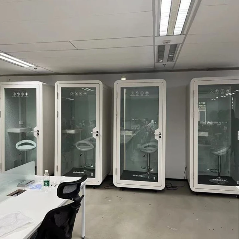 Movable Home Office Pods Steel Phone Booth Indoor Meeting Soundproof Portable Studio Acoustic Office Pod