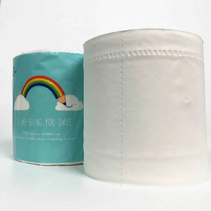 Childhood Sky Premium Toilet Paper in stock English packaging stock toilet tissue 3Ply tissue roll.