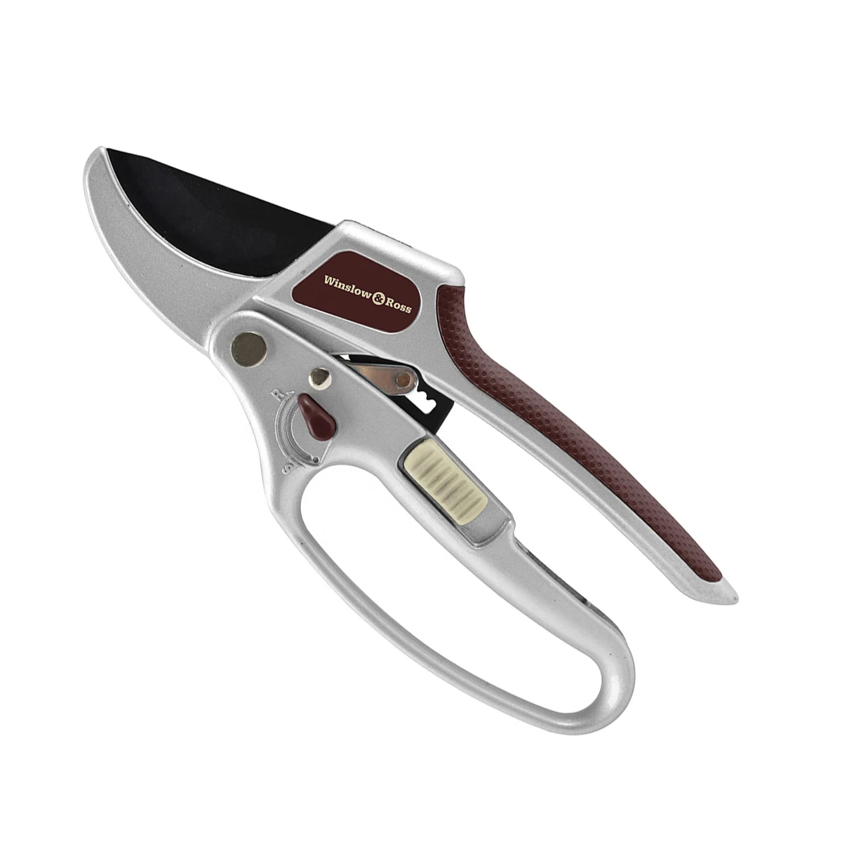 Winslow & Ross 2 in 1 aluminium garden tools tree branch pruning ratchet cut garden scissors pruner