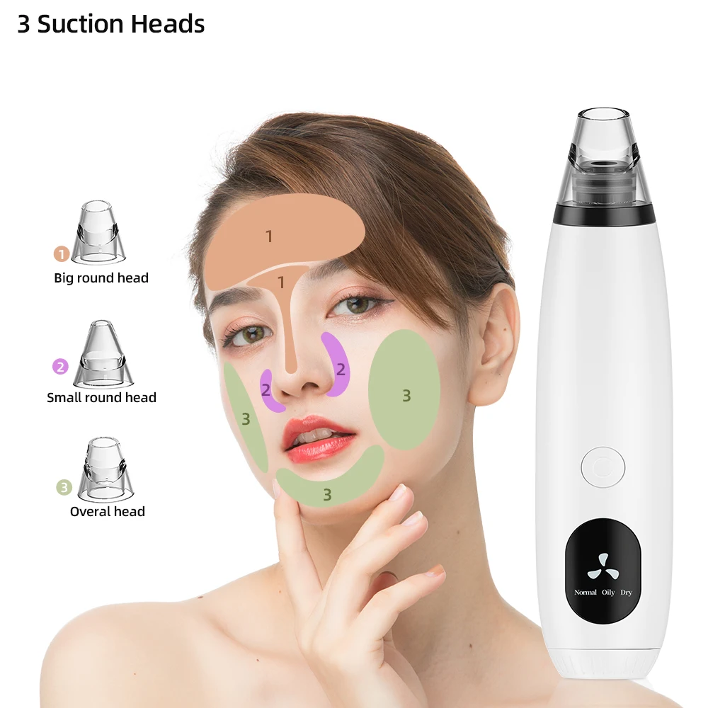 blackhead remover vacuum suction facial pore pore cleaner black head white heads remover