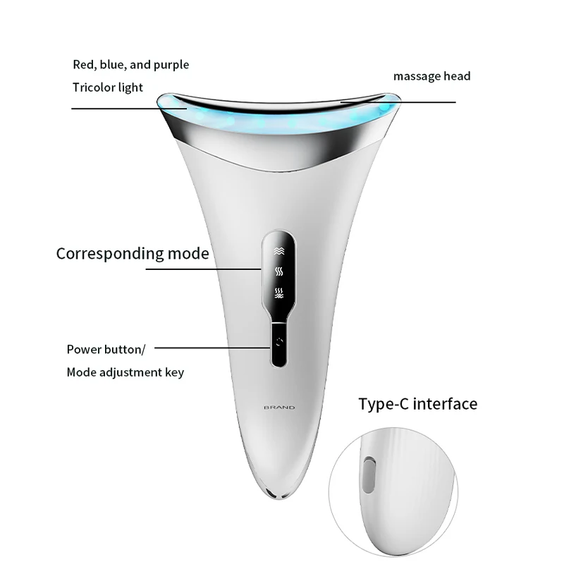 2024 Trending Products V-face Shaping Neck Lifting Beauty Device Constant Temperature Neck Lifting Massager