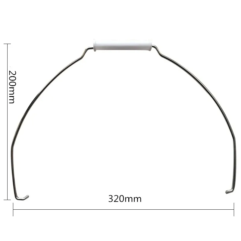 15l High-Brightness Metal Wire Bucket Handle With Plastic Grip 25l Galvanized High-Strength Bucket Handle