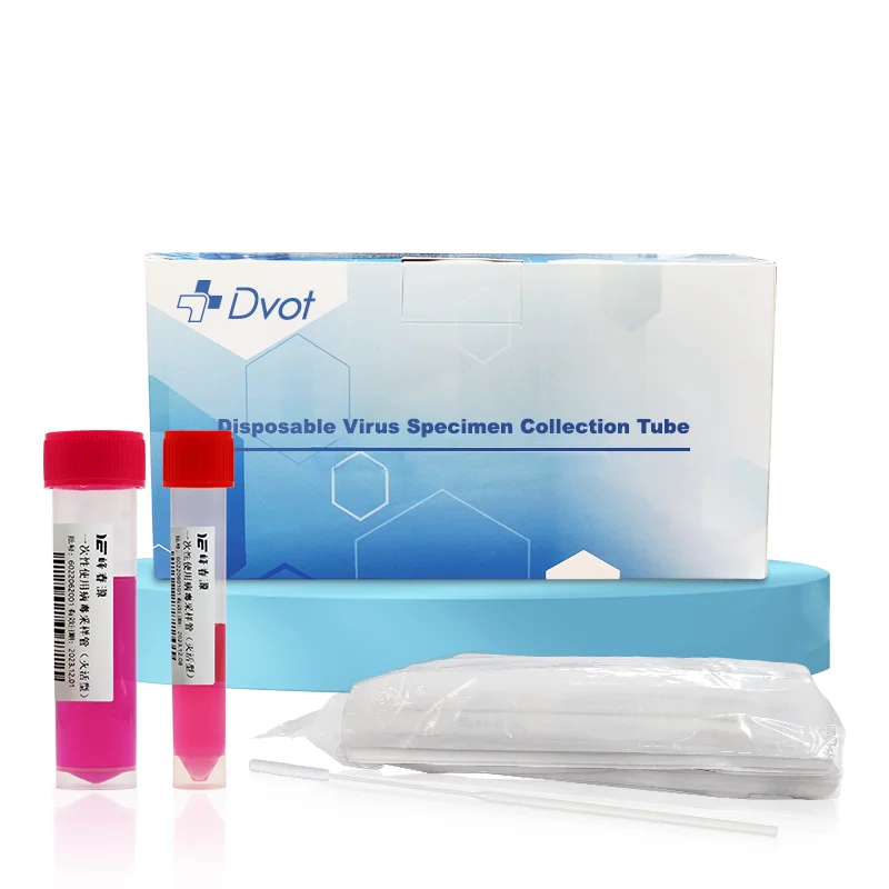 Лабораторные конические центробежные пробирные трубки PCR VTM 3 мл 5 6 12 пластиковая центрифужная трубка с тампоном средство транспортировки