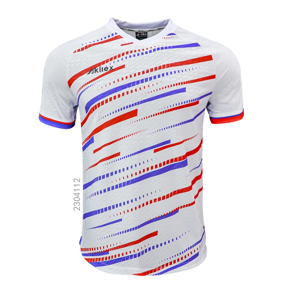 Akilex Men Sports Running T-shirt Quick Dry Breathable Gym Shirts Short Sleeve Elastic Fitness Training Sportswear Top