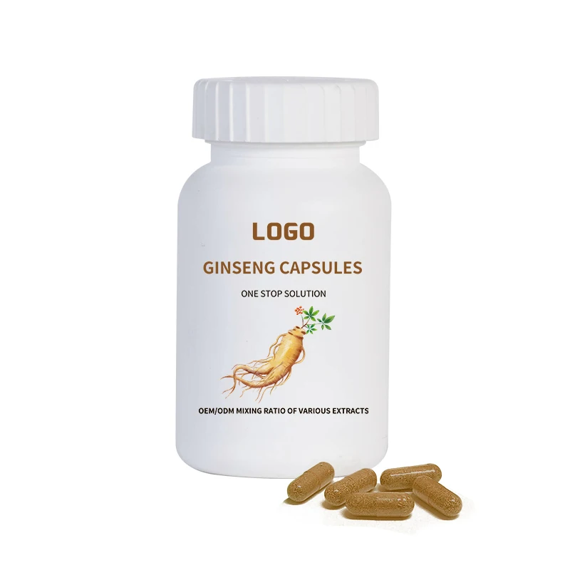 Private Label Nutritional Supplements Ginseng Extract Capsules