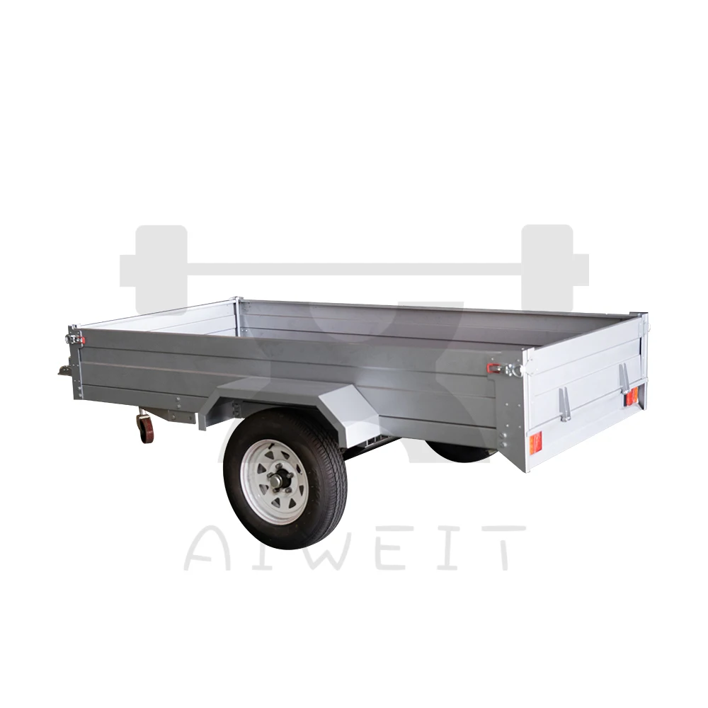 Multi Purpose Pull Behind Farm Trailer Metal Trailer Off Road Atv Galvanised Trailer With Low Moq