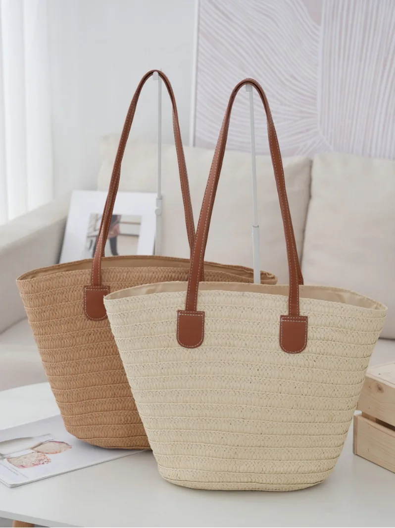 Wholesale 2024 Luxury Designer Graphic Summer Woman Baskets Straw Tote Beach Bag Women Clutch Handbags
