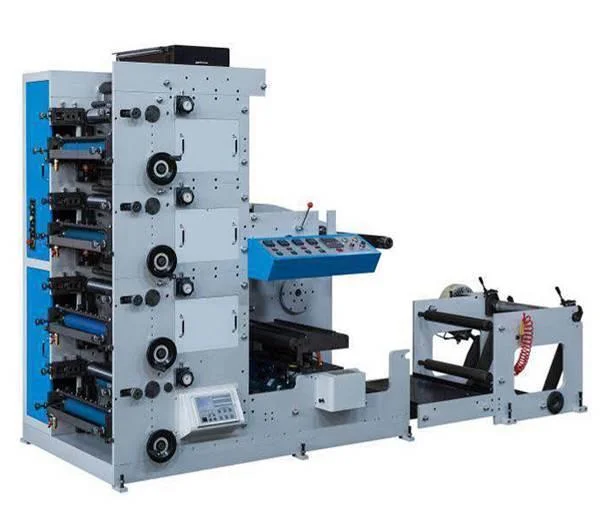 RY-320-3  Three Colors Printing Machine 3 Color Flexographic Printing Machine Paper Paper Film Label Roll Printing Machine