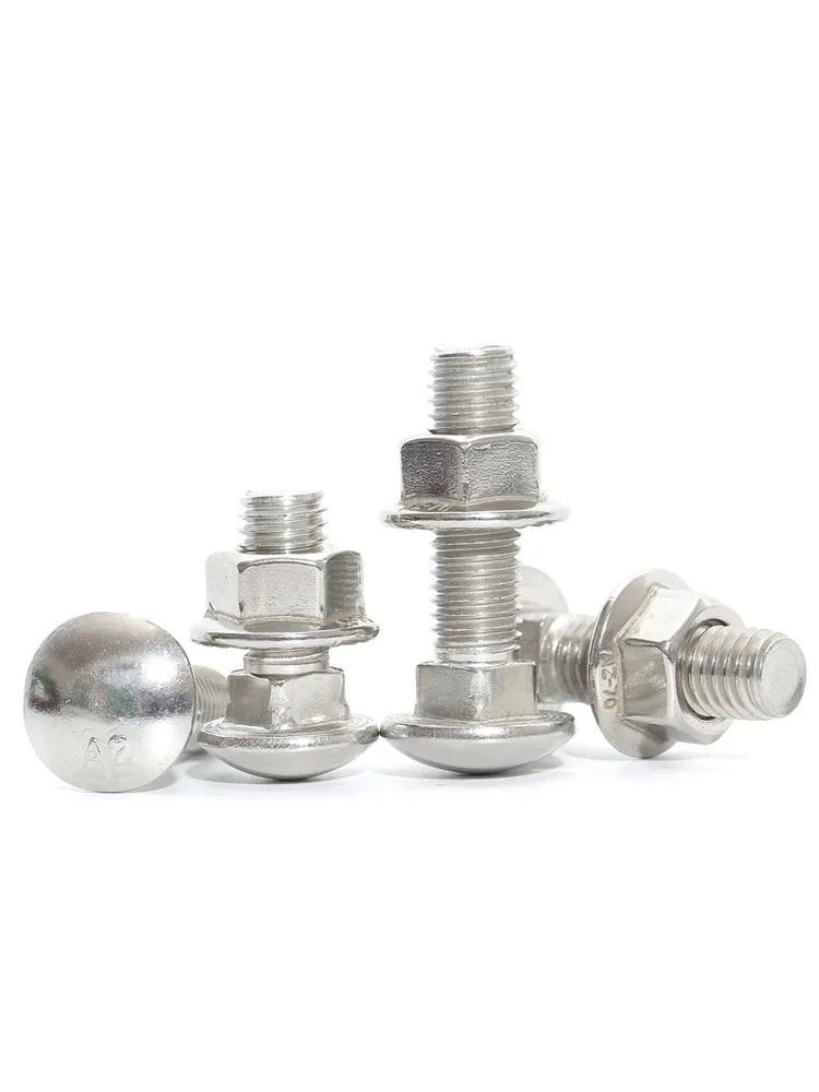 Wholesale Top Quality HCH High Strength DIN 603 Stainless Steel Carriage Bolt and Nut Grade
