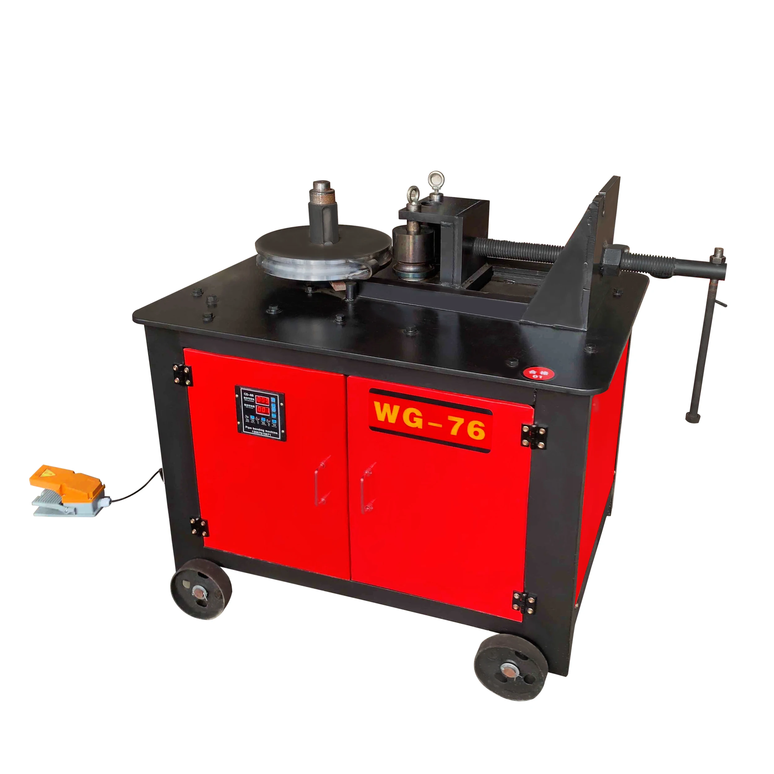 WG-76 Flexible Manufacturing square steel pipe bending machine serpentine tube bending machine pipe bending roll machine