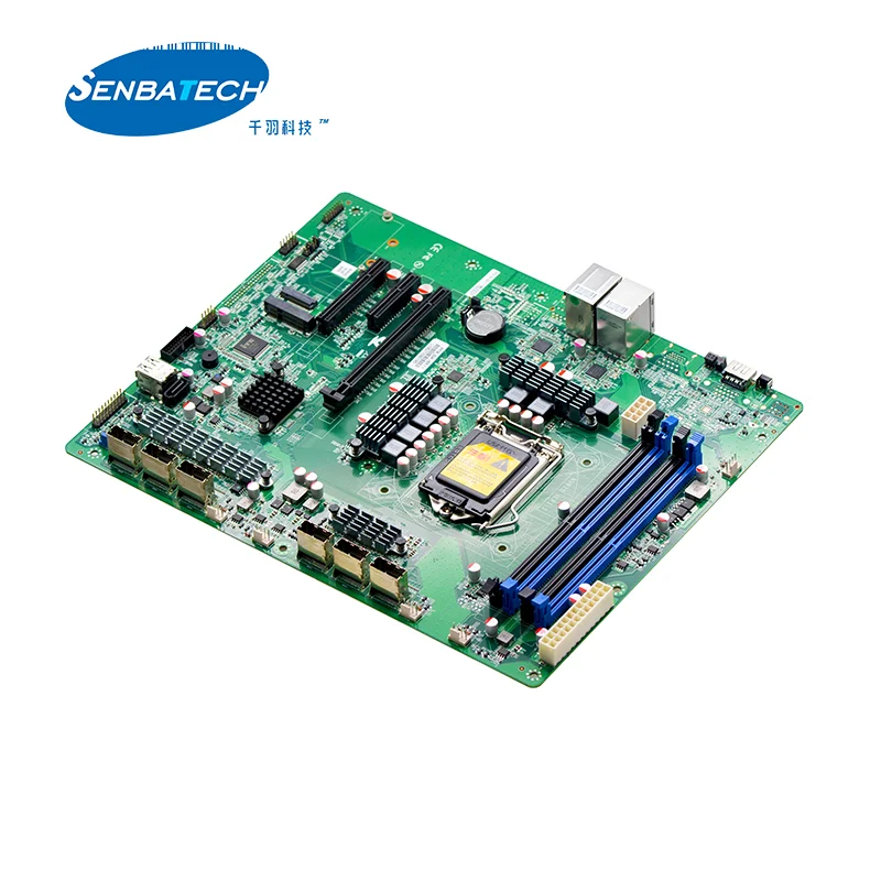 cheap nas motherboard socket 1151 cpu with Multiple sata interfaces itx mainboard nas