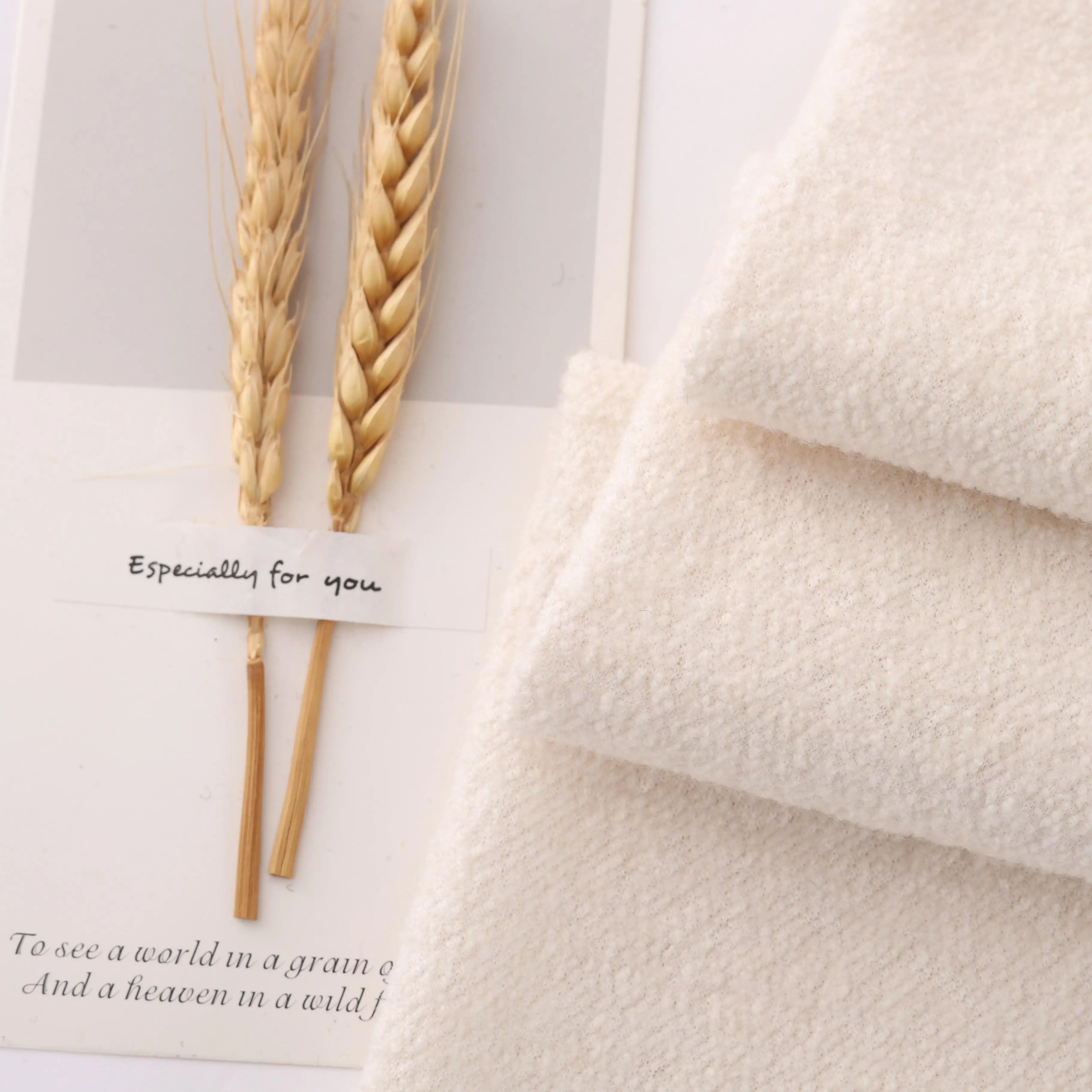 Tencel Wool Fabrics Plain Dyed Styles for Spring and autumn knitted dress wool fabric