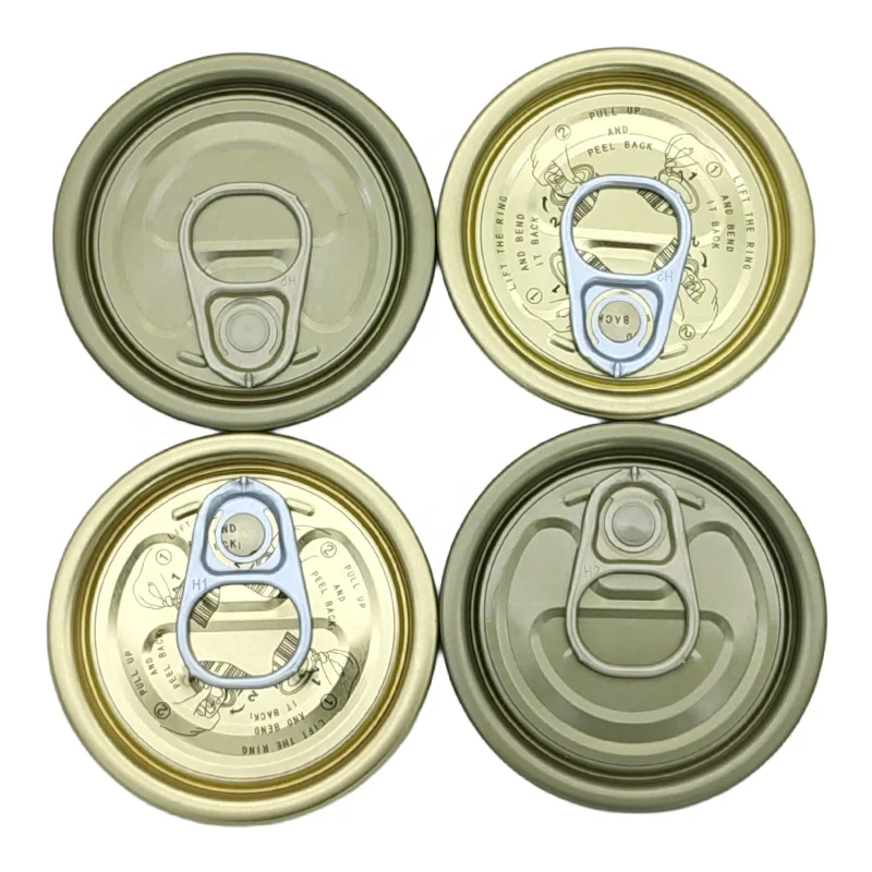 Manufactory Supply Easy Open End TFS Eoe Tinplate Lid for Food Storage Can