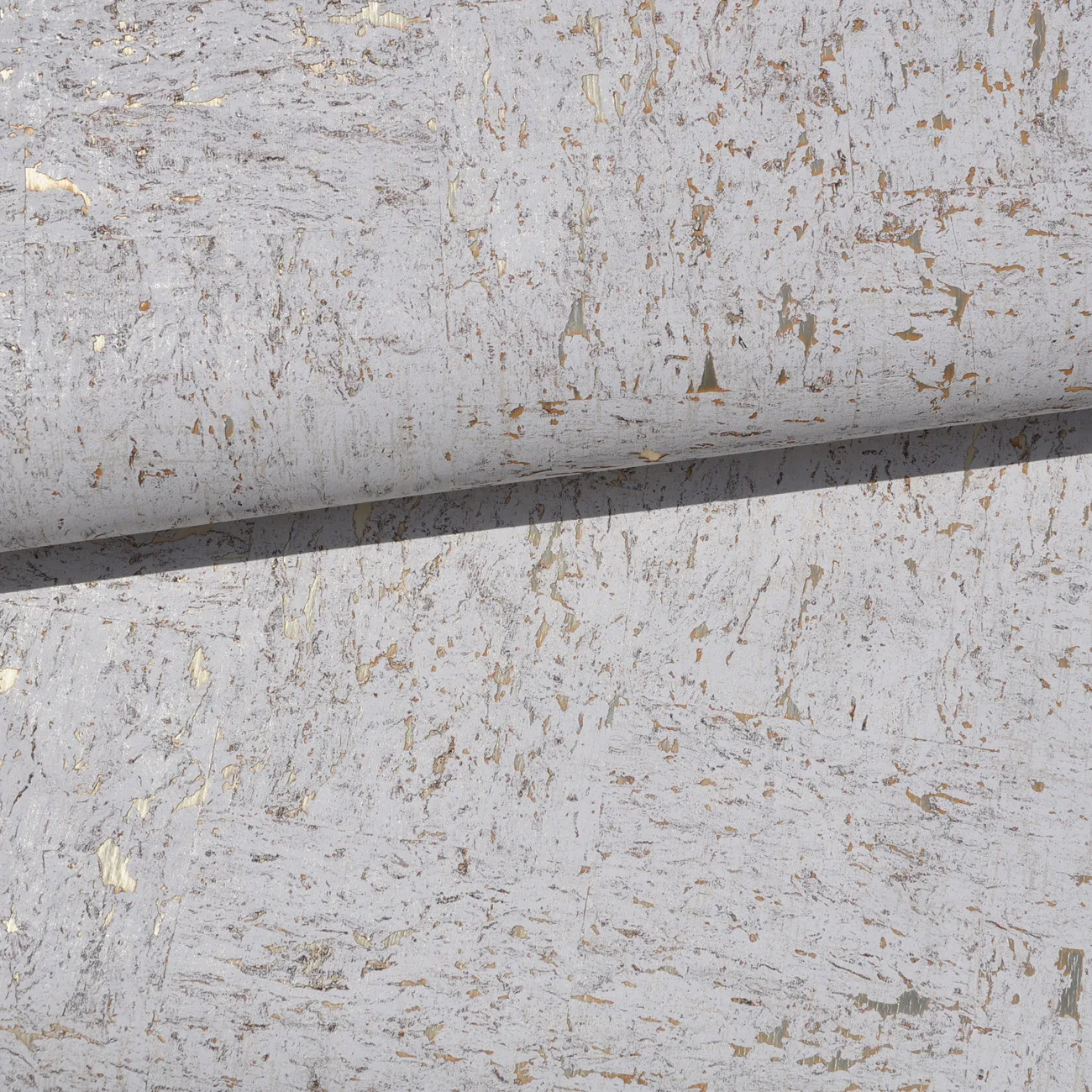 MYWIND Grey With Gold Luxury 100% Material 3d design home decor wall paper cork wallpaper